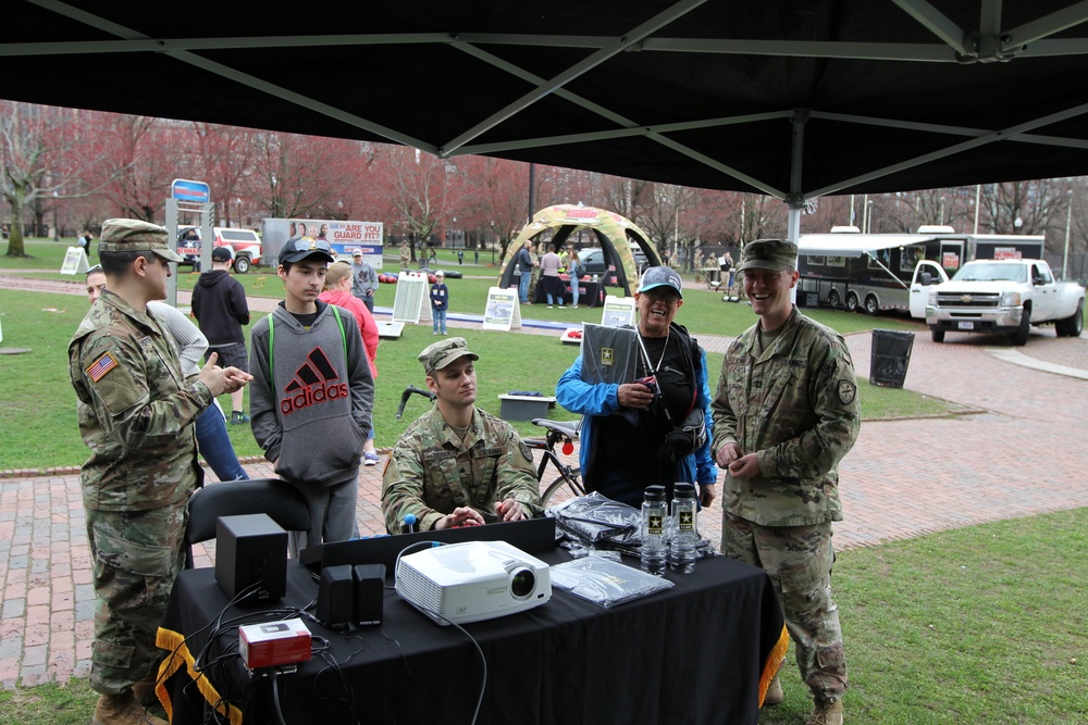 780th MI Bde. on Boston Commons at Army Expo