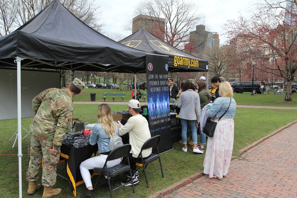 780th MI Bde. (Cyber) at Army Expo on Boston Commons