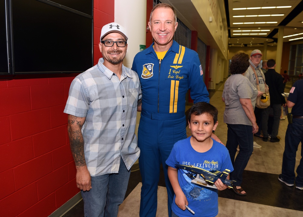 South Texas Community meets the Blue Angels