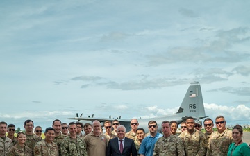 U.S. Ambassador To The Republic of Mozambique Meets With U.S. Service Members
