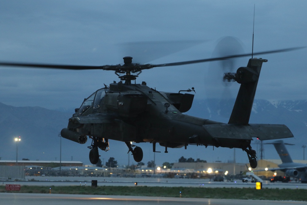 AH-64 Ready for Take-off