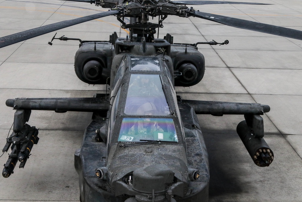 AH-64 Ready for Take-off