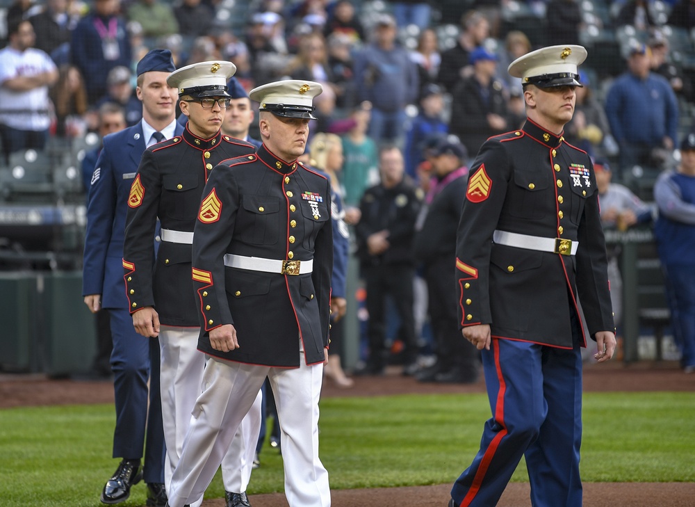 Seattle Mariners Host 17th Annual Salute to Armed Forces Game