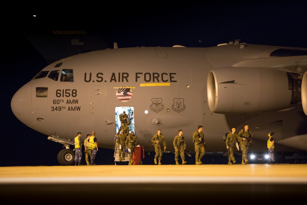 U.S. Marines arrive in Darwin for upcoming rotation
