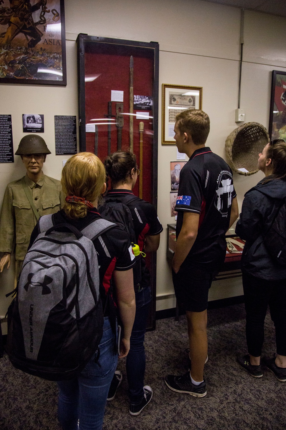 Australian Defense Force Academy Cadets Visit Okinawa