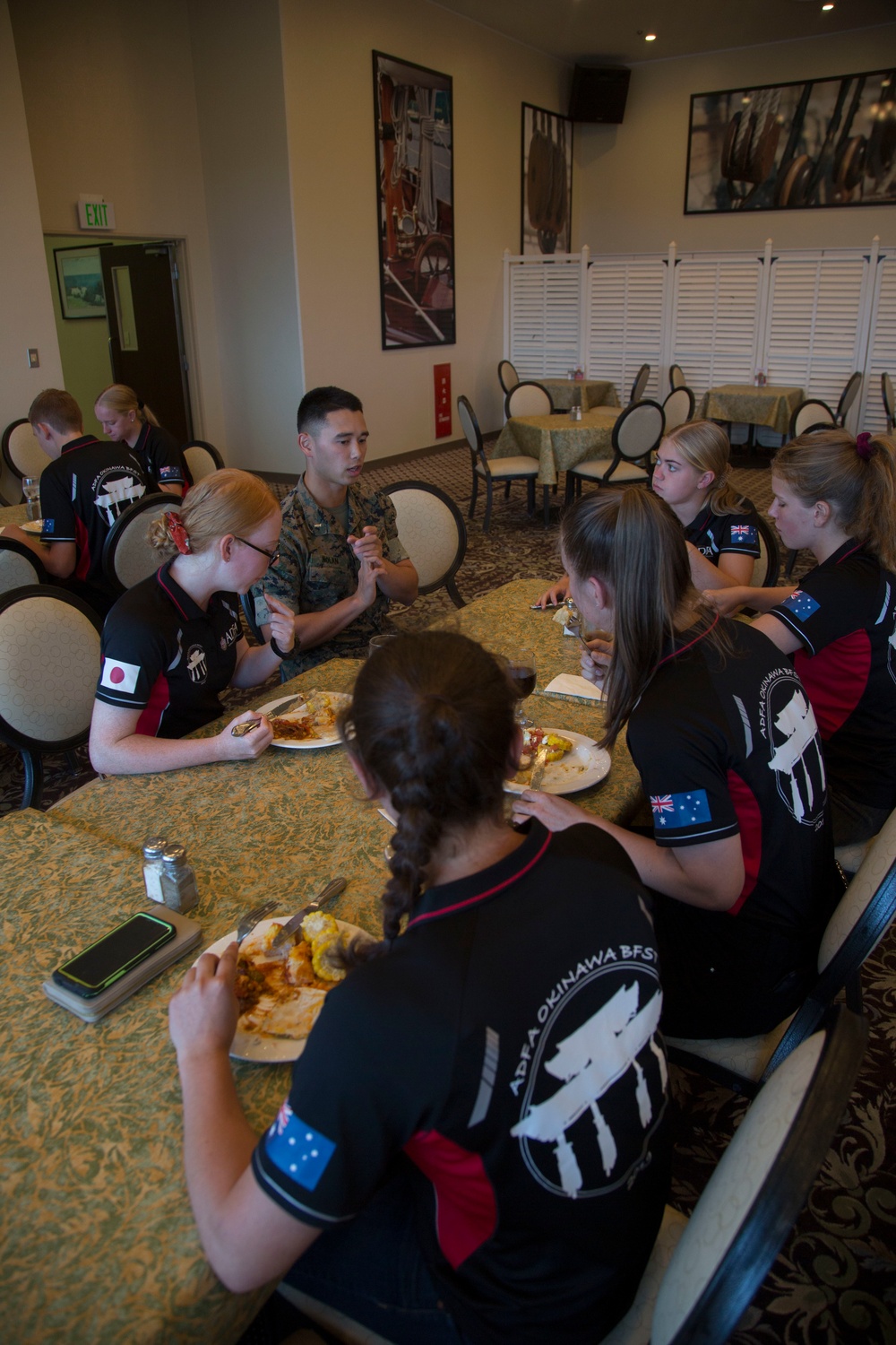 Australian Defense Force Academy Cadets Visit Okinawa