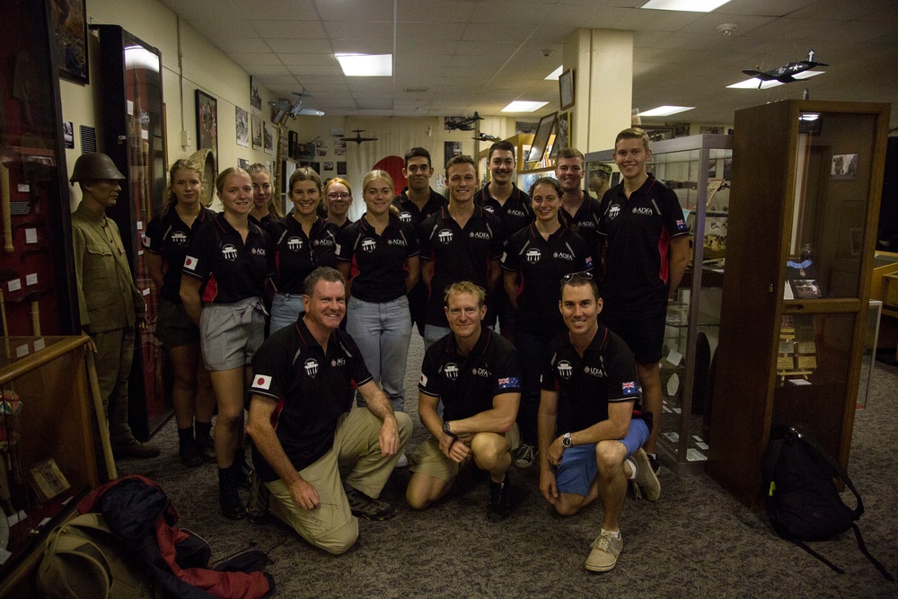Australian Defense Force Academy Cadets Visit Okinawa