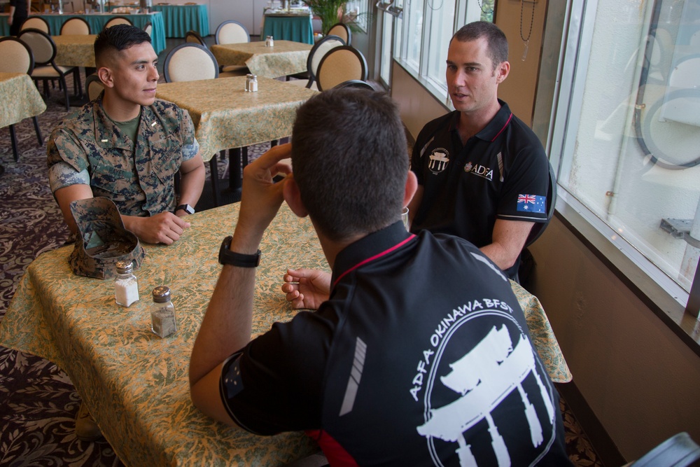 Australian Defense Force Academy Cadets Visit Okinawa