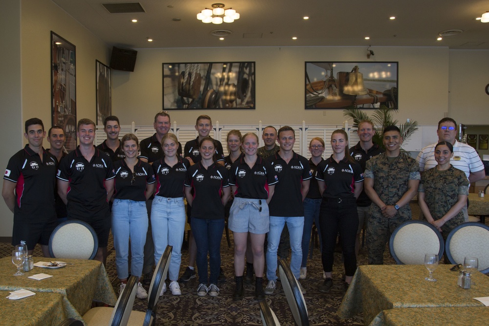 Australian Defense Force Academy Cadets Visit Okinawa
