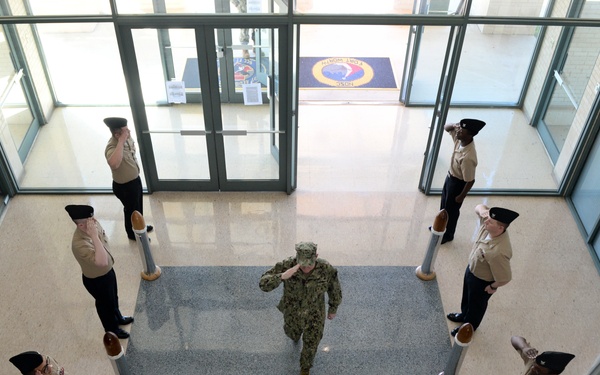Chief of Navy Reserve Vice Adm. Luke McCollum Visits NOSC Fort Worth