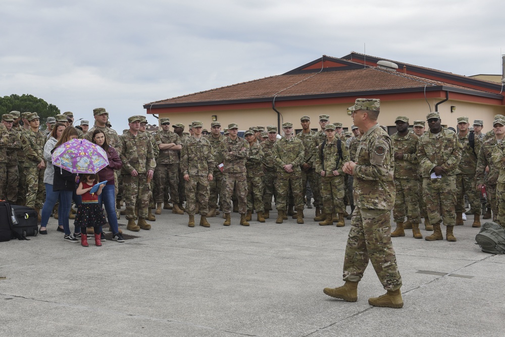 606 ACS Airmen deploy from Aviano