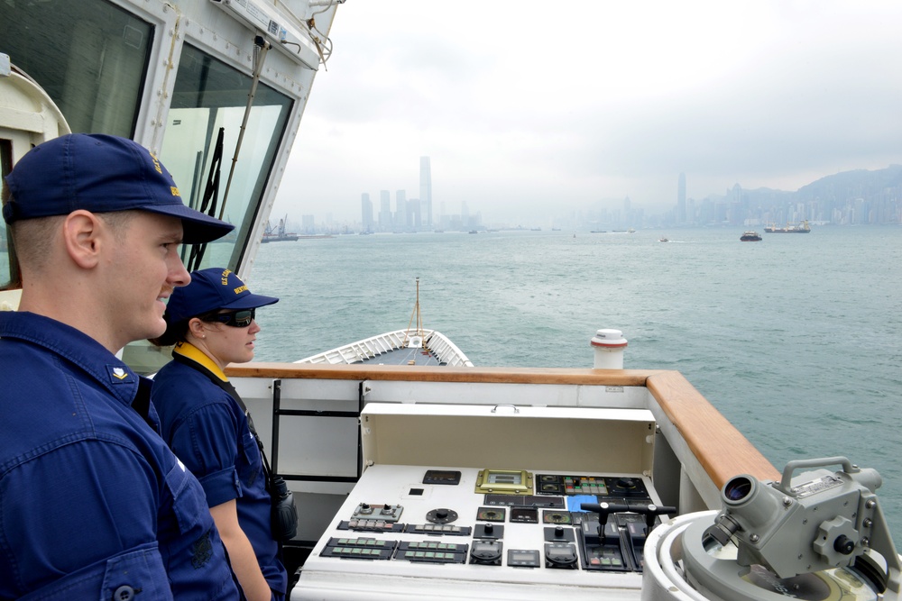 U.S. Coast Guard Cutter Bertholf arrives in Hong Kong