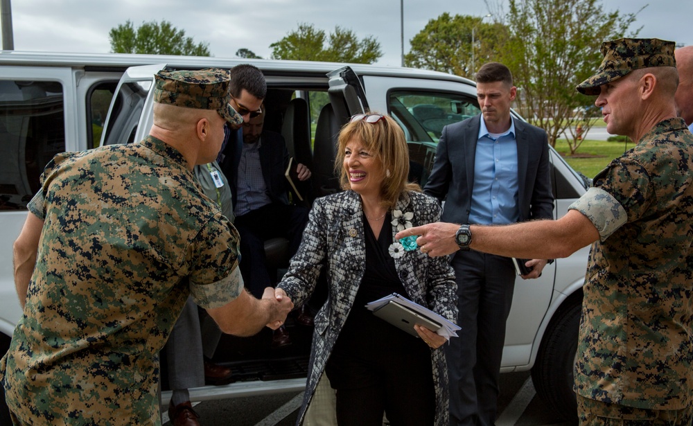 Congressional Delegate Rep. Jackie Speier’s visit to MCB Camp Lejeune