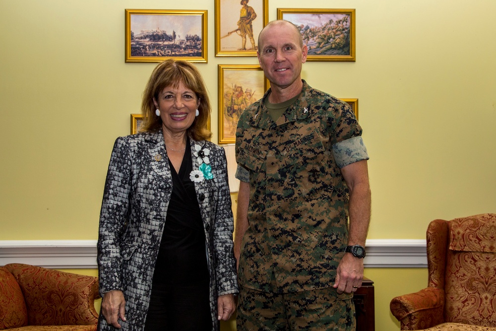 Congressional Delegate Rep. Jackie Speier’s visit to MCB Camp Lejeune