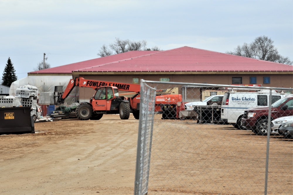 Work continues on new dining facilities at Fort McCoy