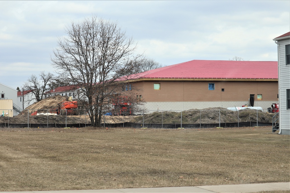 Work continues on new dining facilities at Fort McCoy