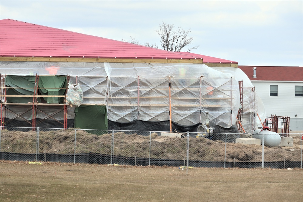 Work continues on new dining facilities at Fort McCoy