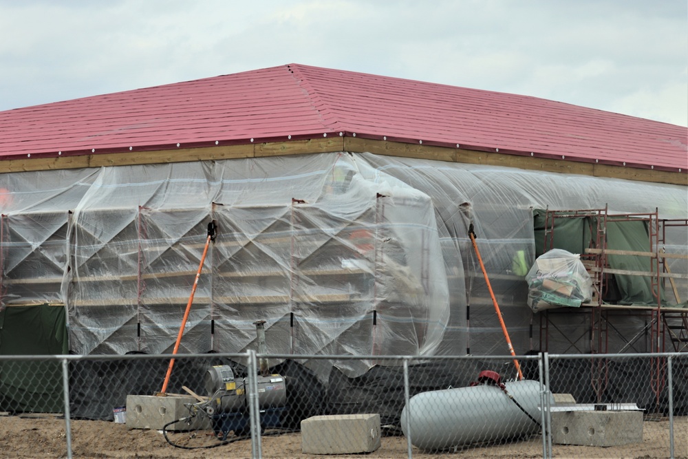 Work continues on new dining facilities at Fort McCoy