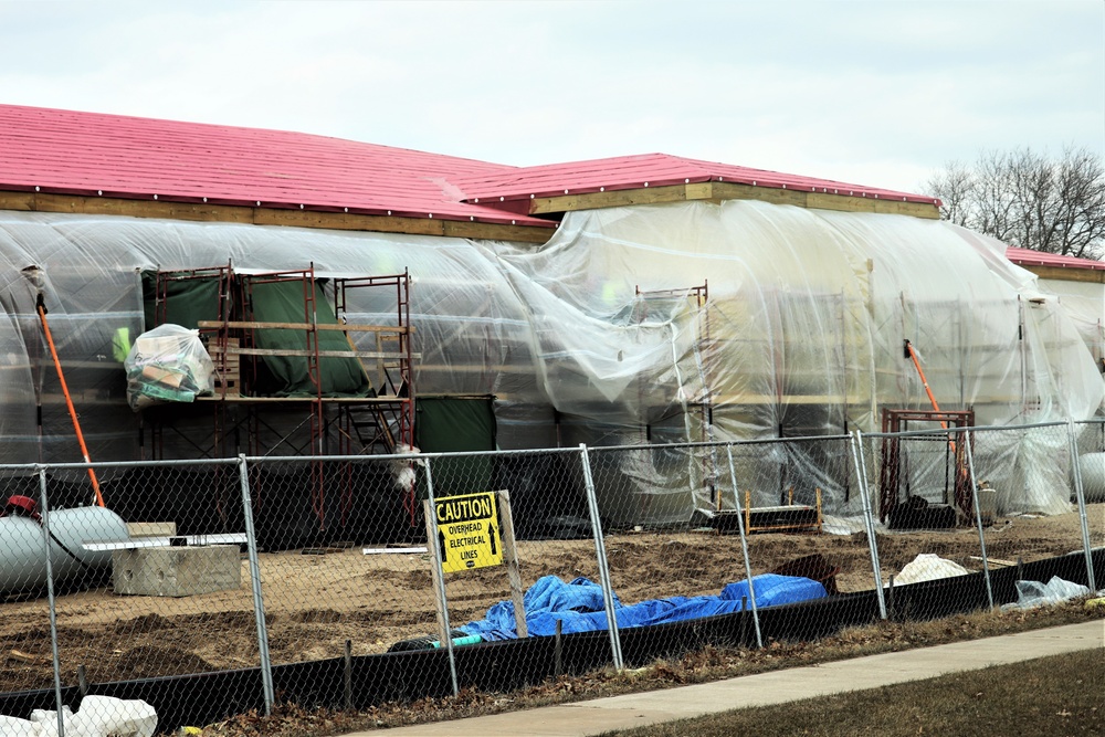 Work continues on new dining facilities at Fort McCoy