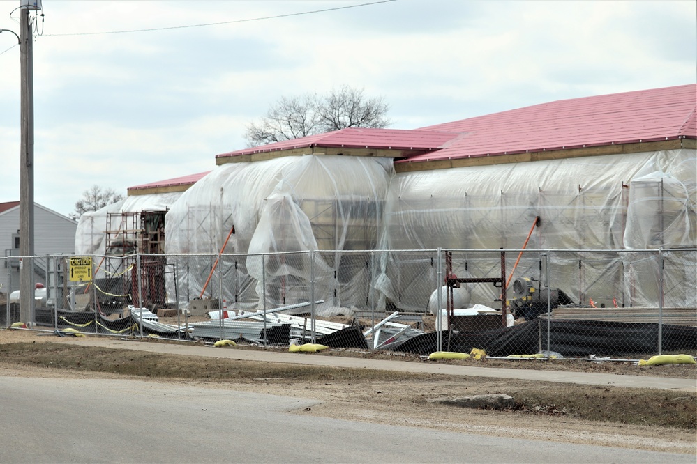 Work continues on new dining facilities at Fort McCoy