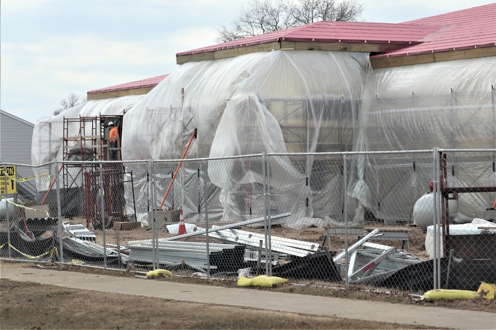 Work continues on new dining facilities at Fort McCoy
