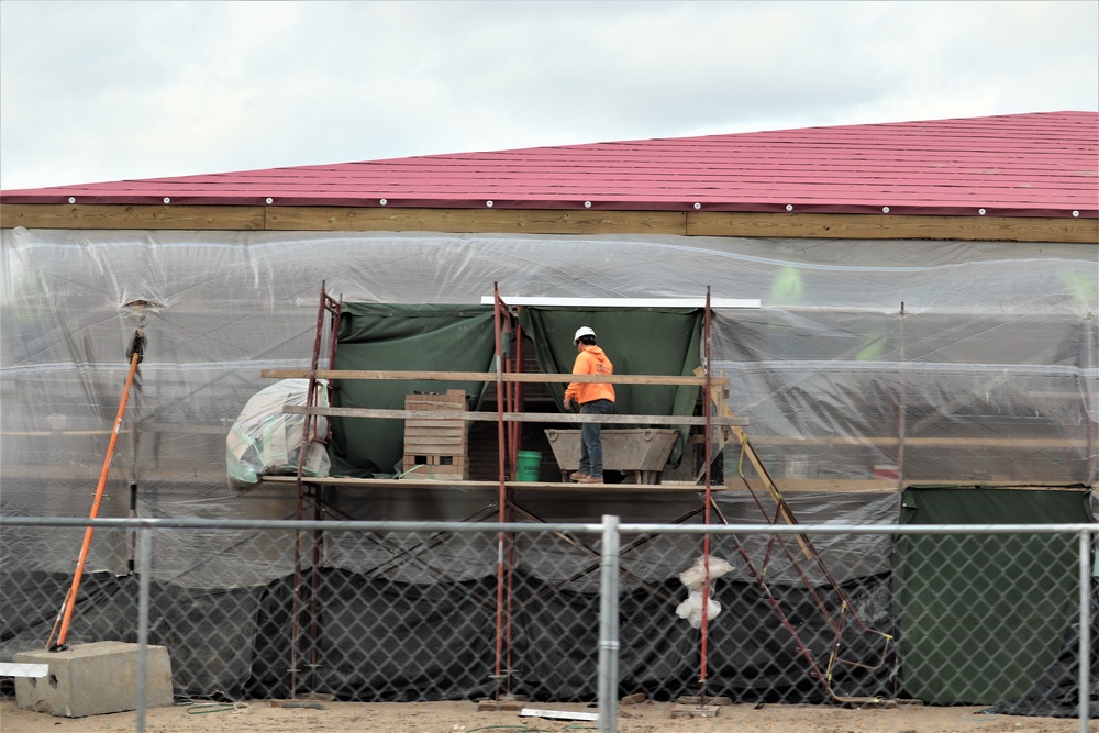 Work continues on new dining facilities at Fort McCoy