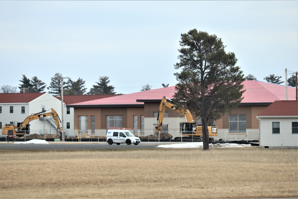 Work continues on new dining facilities at Fort McCoy