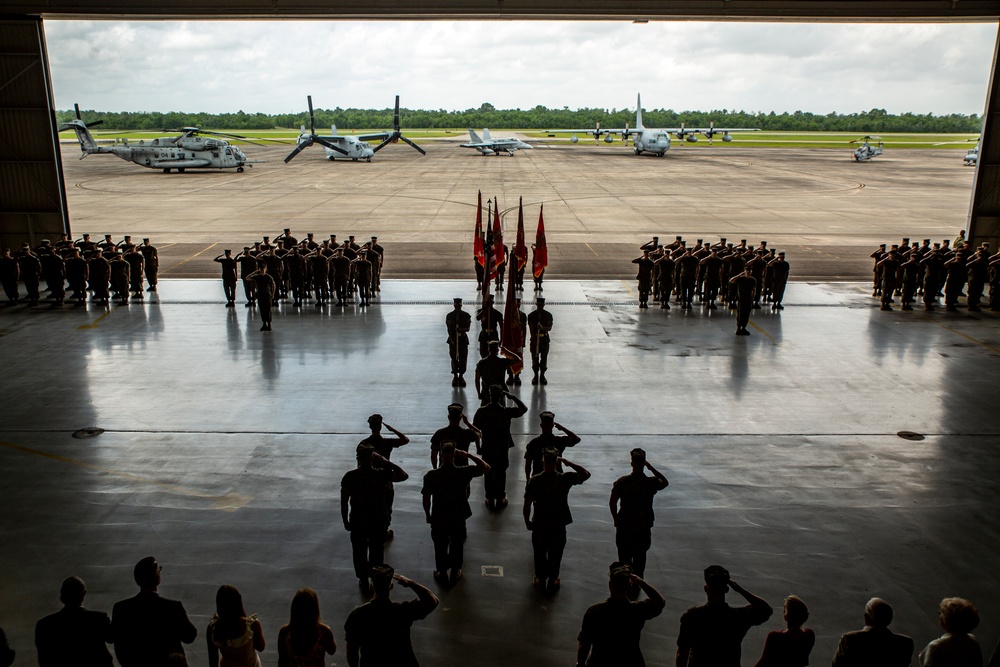 4th Marine Aircraft Wing Change of Command