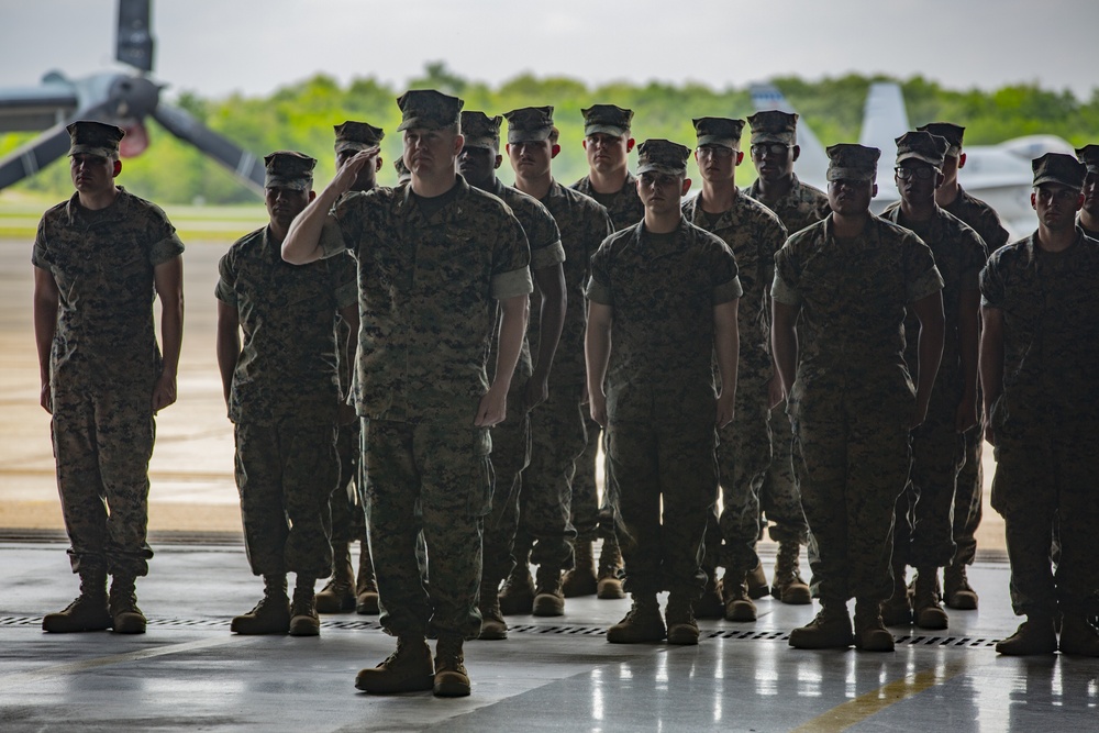 4th Marine Aircraft Wing Change of Command