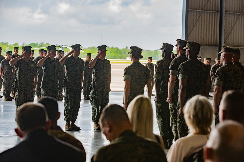 4th Marine Aircraft Wing Change of Command