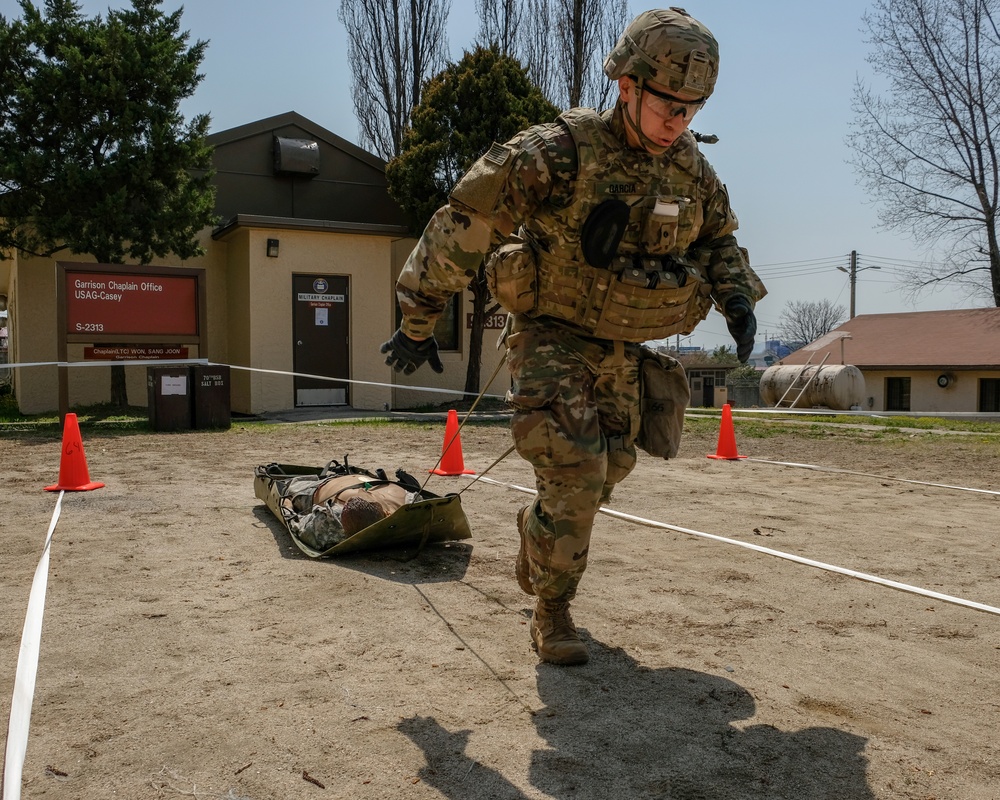 Thunder Soldiers Take on 2ID Best Warrior Competition