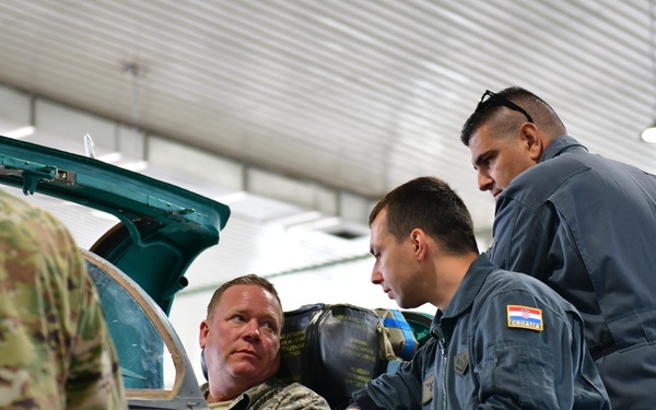 148th Fighter Wing Flies in for State Partnership Program Engagement