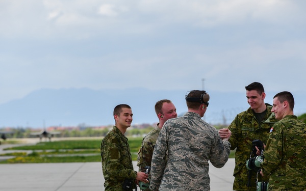 148th Fighter Wing flies in for State Partnership Program Engagement