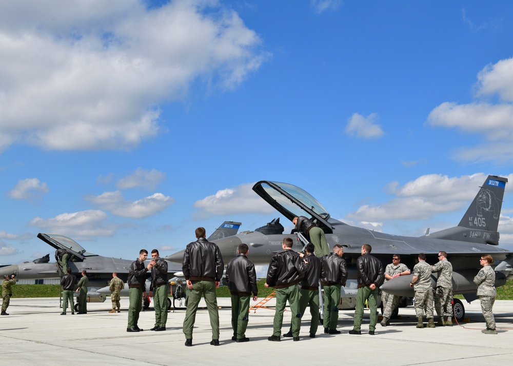 148th Fighter Wing flies in For State Partnership Program Engagement