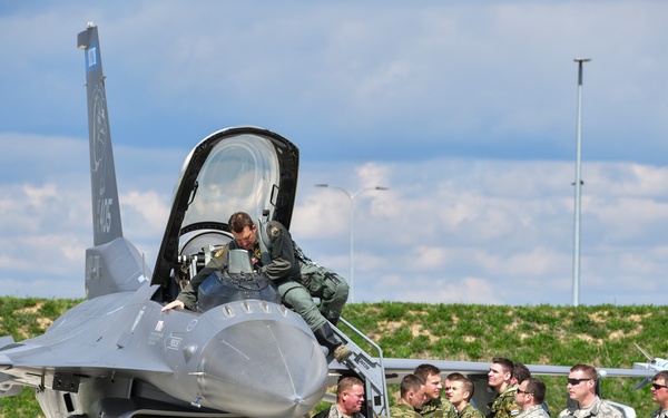 148th Fighter Wing Flies in for State Partnership Program Engagement