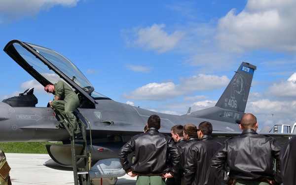 148th Fighter Wing flies in For State Partnership Program Engagement