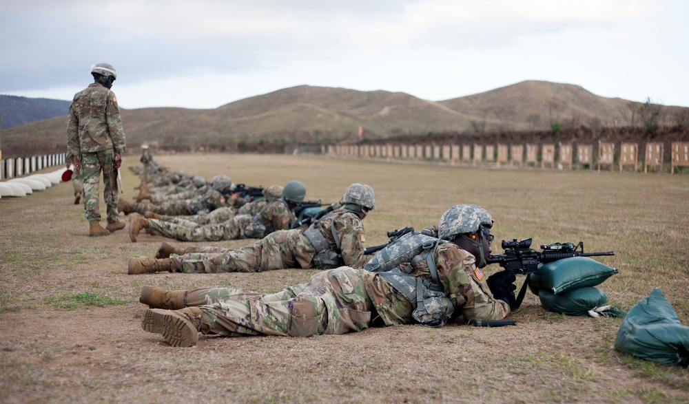 Alpha Company, 1st Battalion 69th Infantry Soldiers train in Puerto Rico