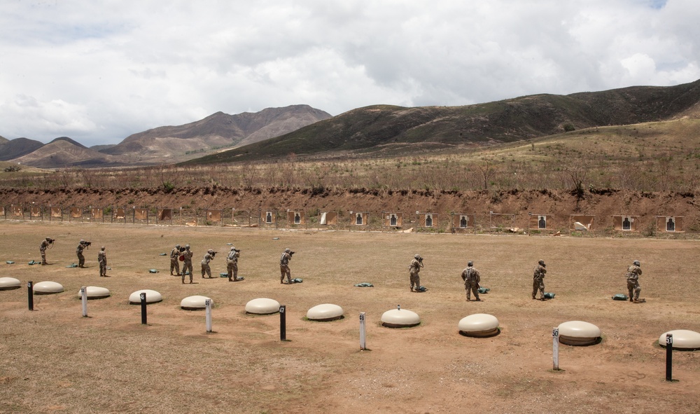 Alpha Company, 1st Battalion 69th Infantry Soldiers train in Puerto Rico