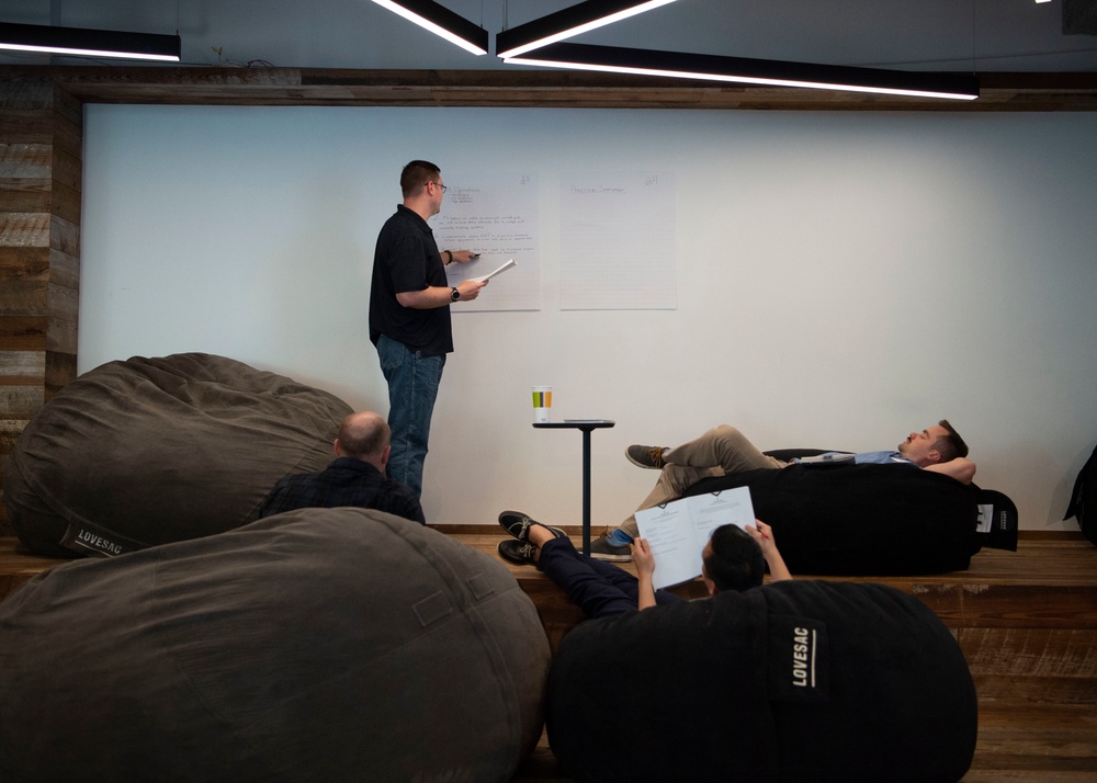 Airmen participate in innovation course