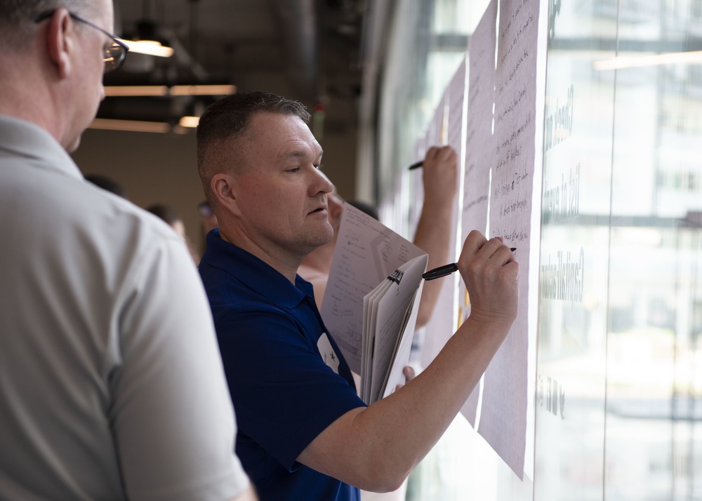 Airmen participate in innovation course