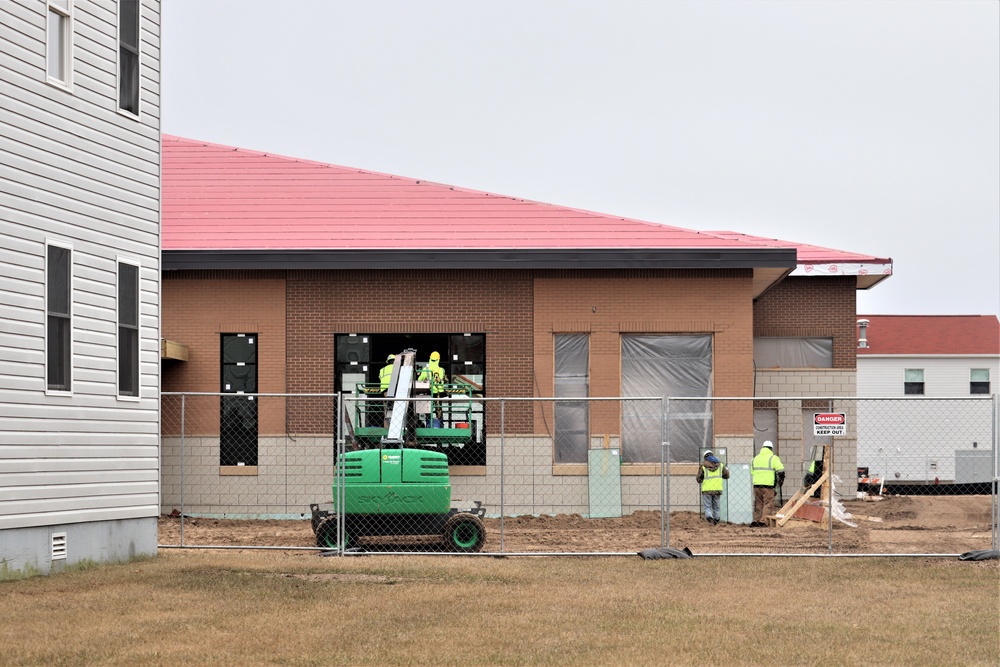 Work continues on new dining facilities at Fort McCoy