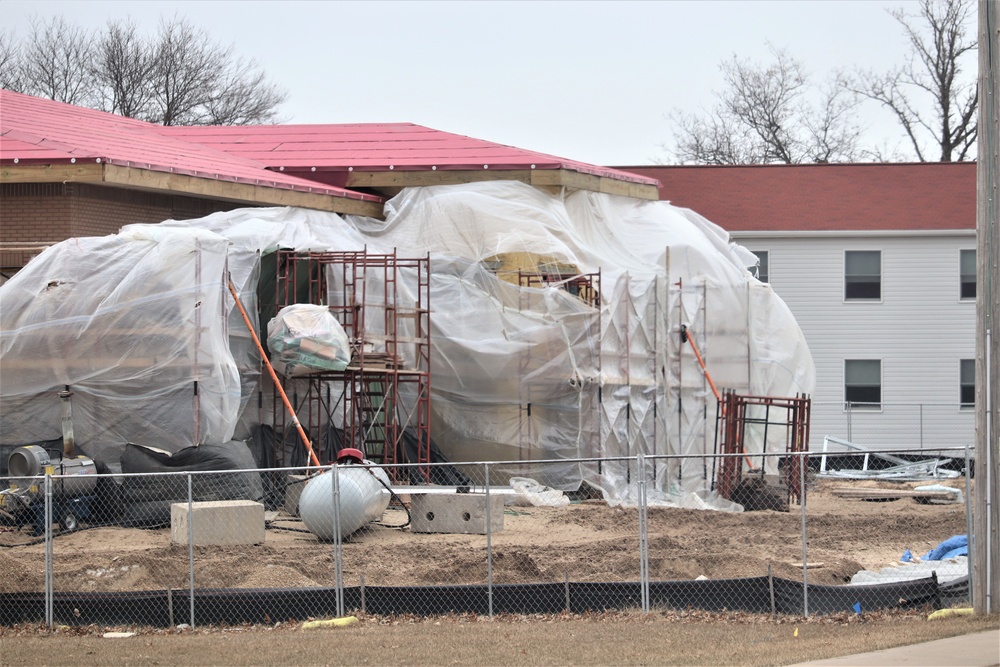 Work continues on new dining facilities at Fort McCoy