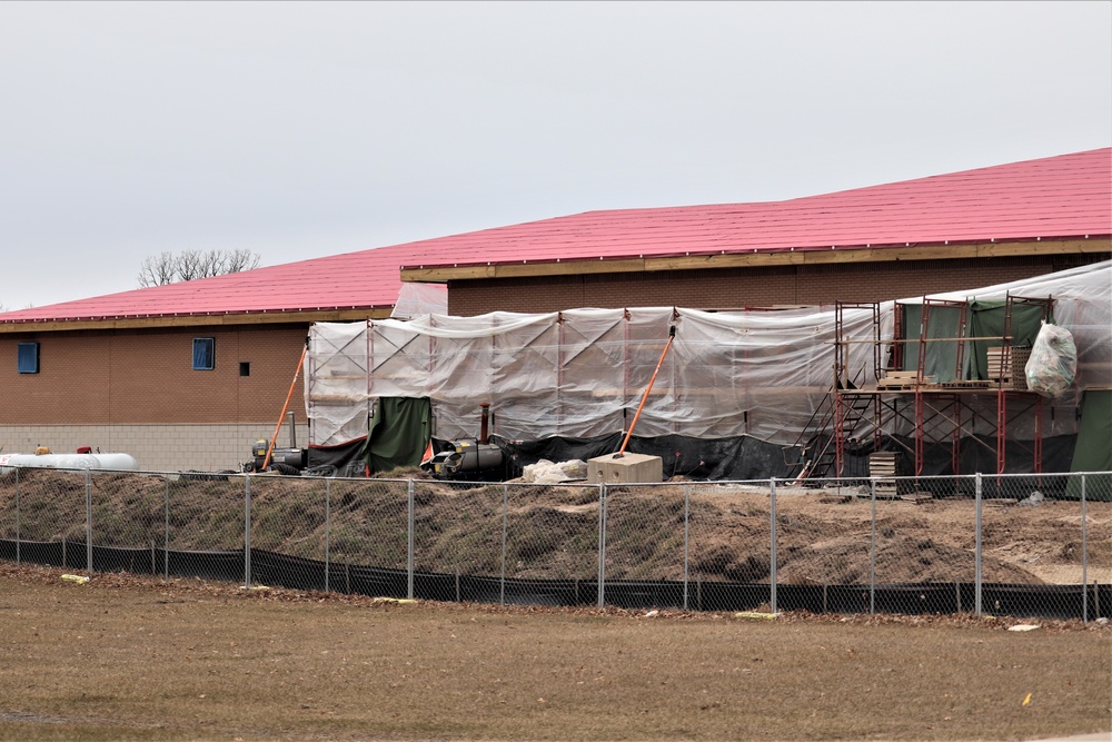 Work continues on new dining facilities at Fort McCoy