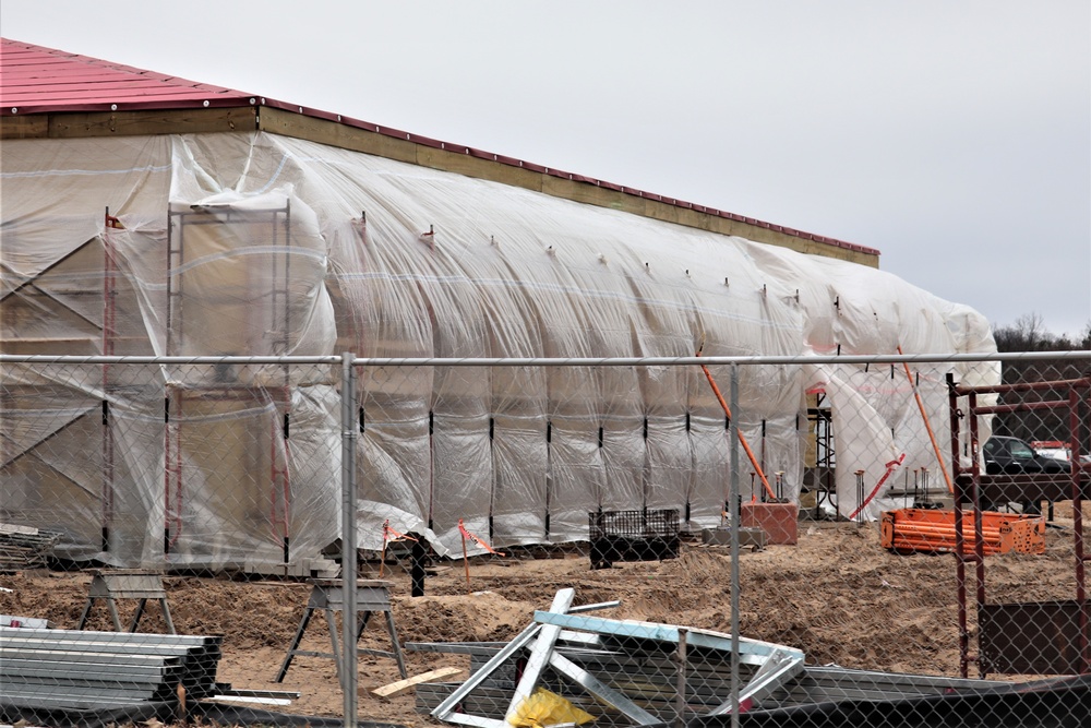 Work continues on new dining facilities at Fort McCoy