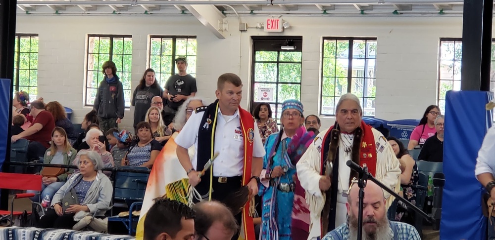Lt. Gen. Buchanan participates in Celebrations of Tradition Pow Wow