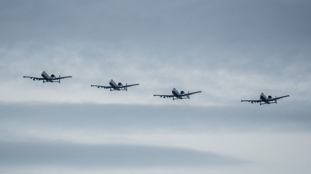 Thunder air show features dozens of military aircraft