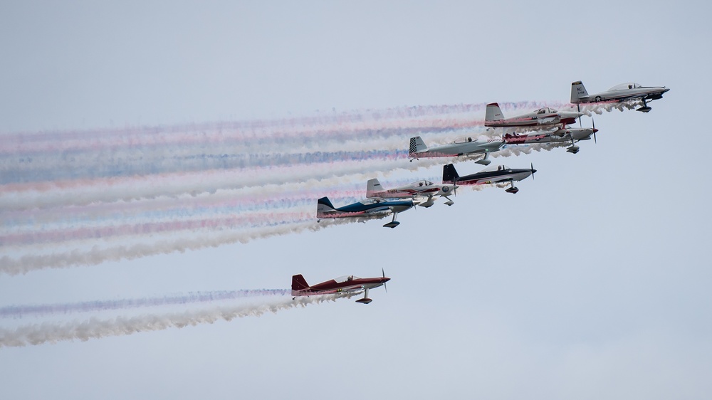 Thunder air show features dozens of military aircraft