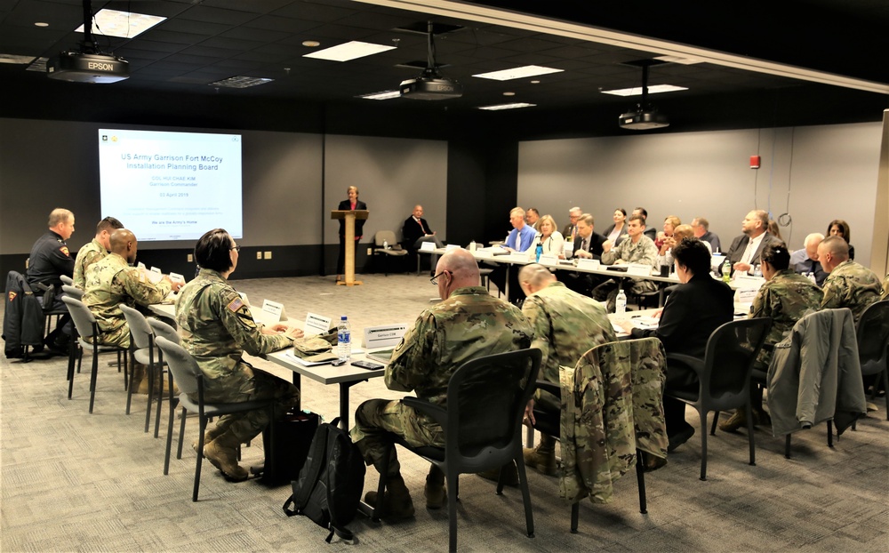 Fort McCoy holds first Installation Planning Board meeting for 2019