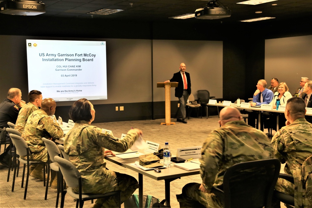 Fort McCoy holds first Installation Planning Board meeting for 2019