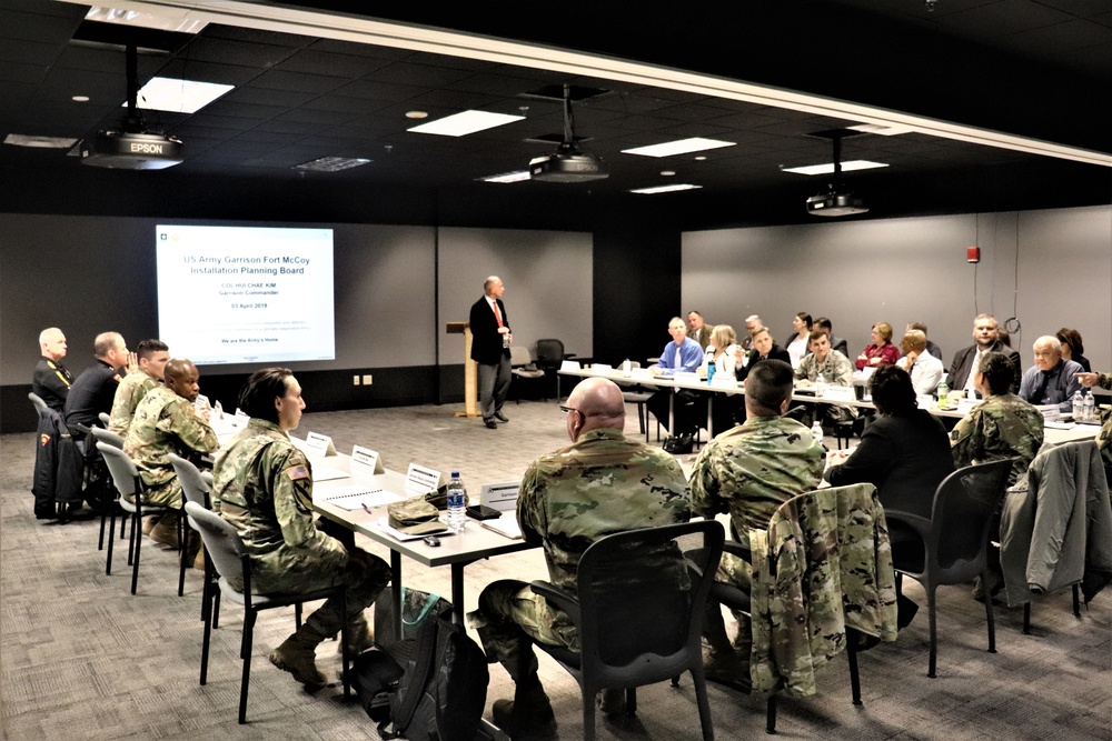 Fort McCoy holds first Installation Planning Board meeting for 2019